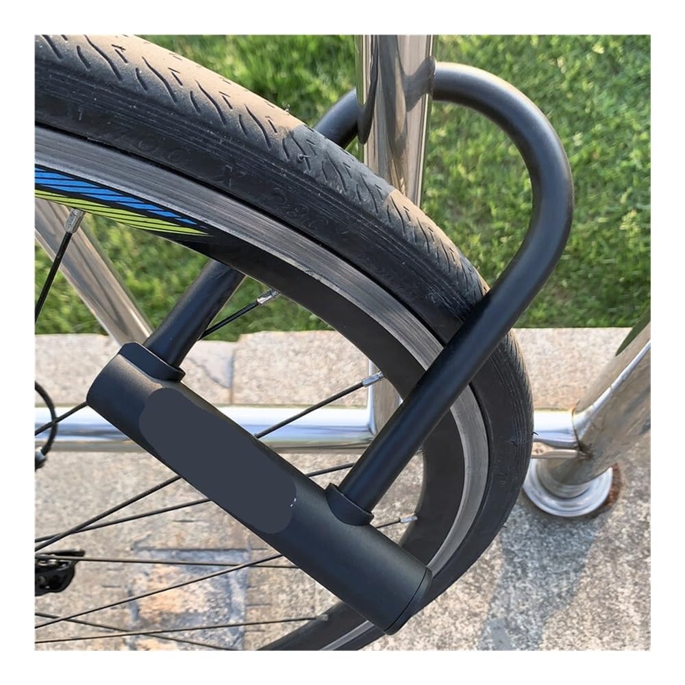 Candado para bicicleta, Candado U Bicicleta Acero Seguridad Negro