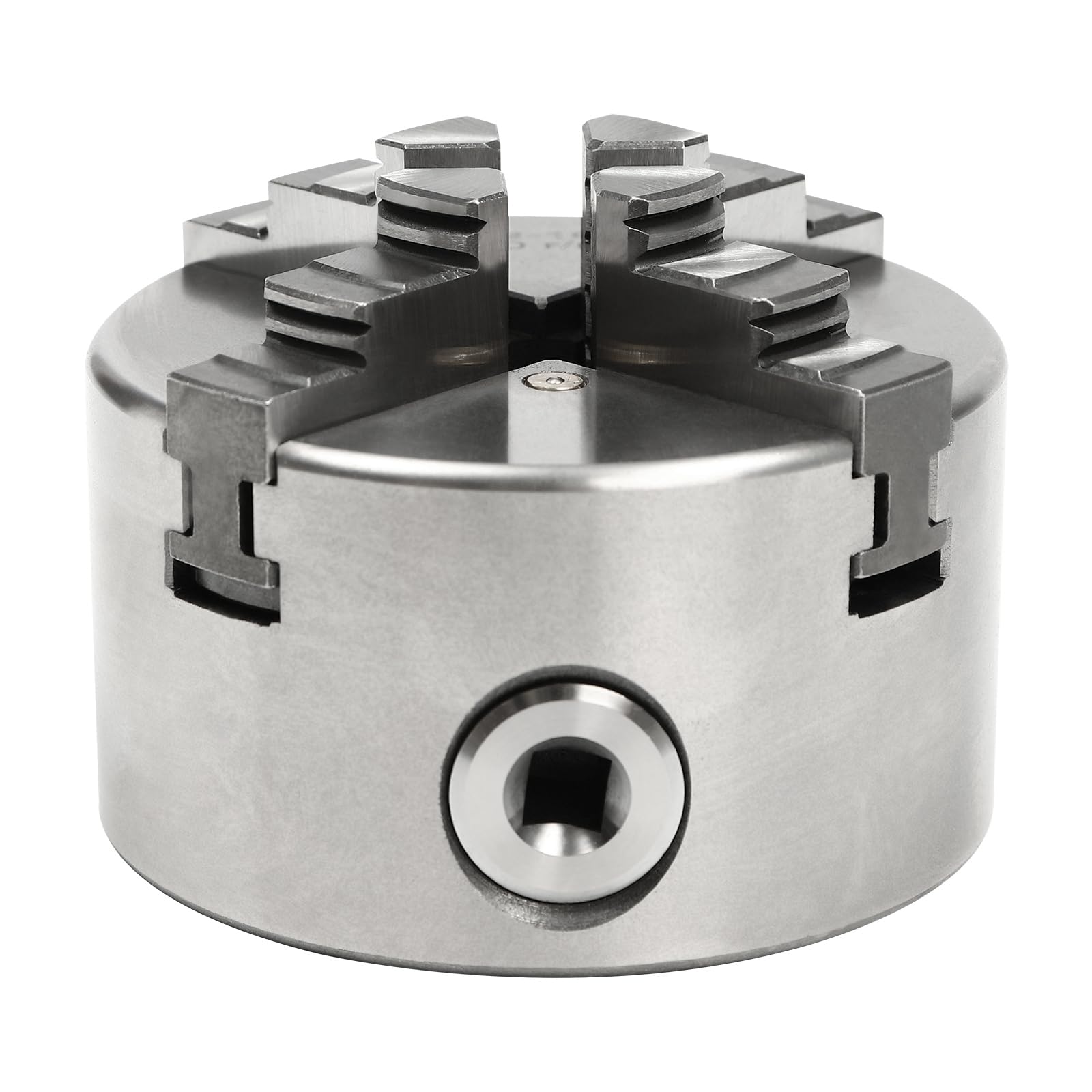 Mandril autocentrado de 4 mordazas, 80 mm, 4 mandíbulas, mandril de cuatro mordazas, mandril de metal para torno