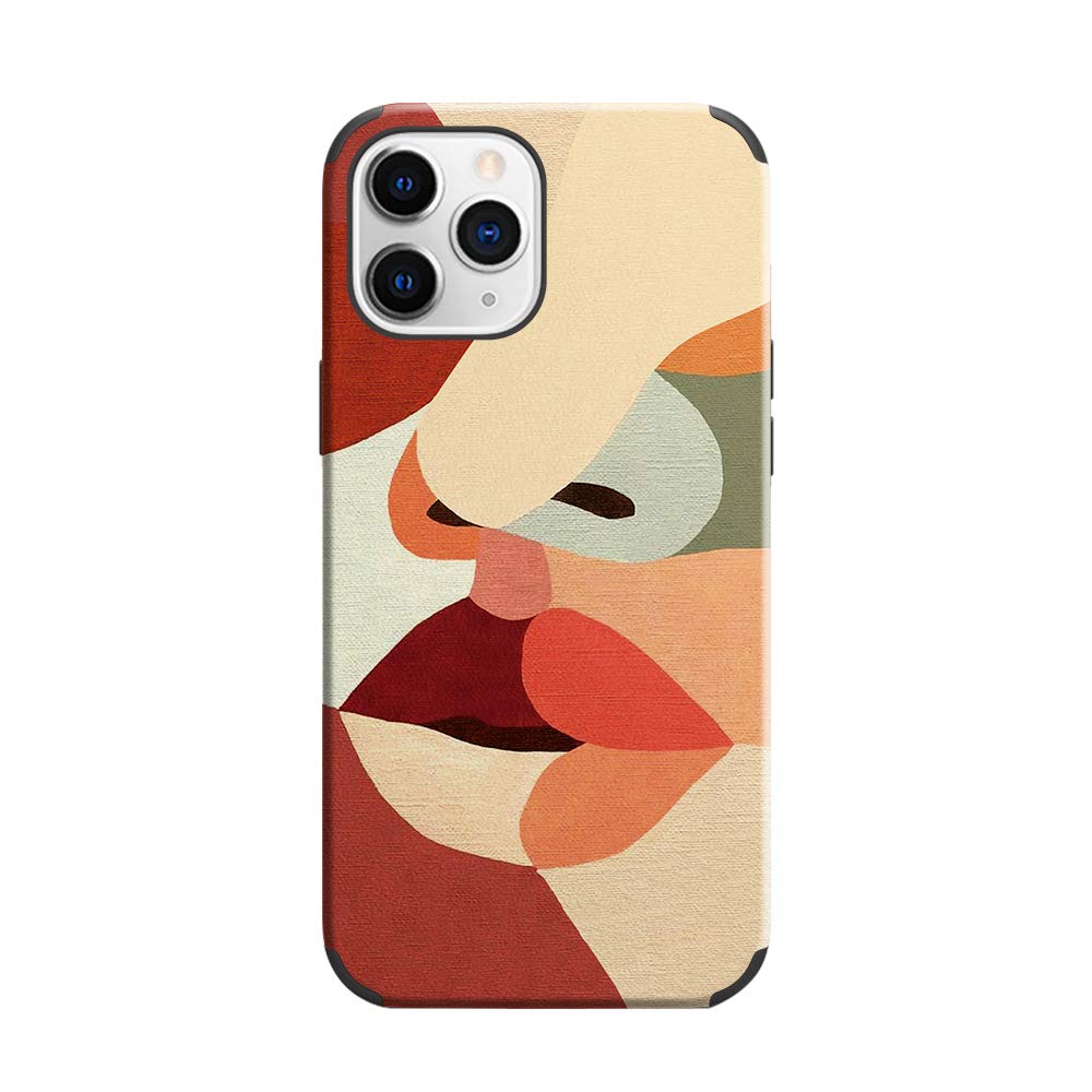 CUSTYPECase Compatible with iPhone 12 Pro Max Case Floral Printed Pattern Soft Slim Anti-Slip Shockproof Protective Cover Case Replacement for iPhone 12 Pro Max 2020, 6.7 inch-Face