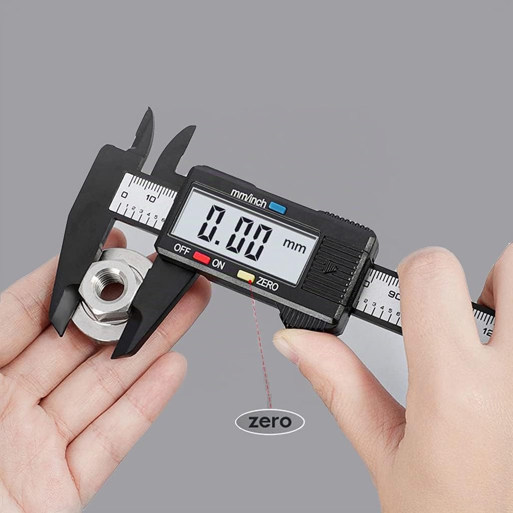 Elettronico Digitale Vernier Calibro 0-100mm Strumento di Misurazione per Gioielli Righello Digitale