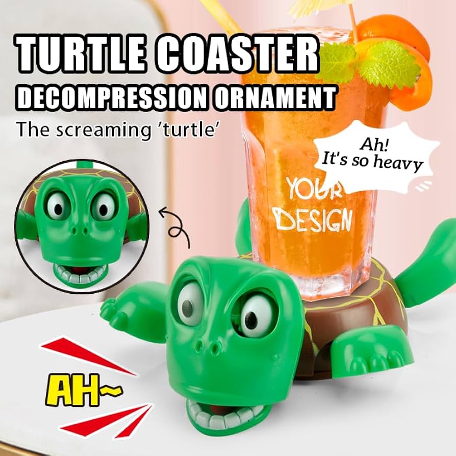 Amazon.com: 3D Pop-Up Eye Turtle Coasters - Surprise Stress-Relief Amazon.com: 3D Pop-Up Eye Turtle Coasters - Surprise Stress-Relief
