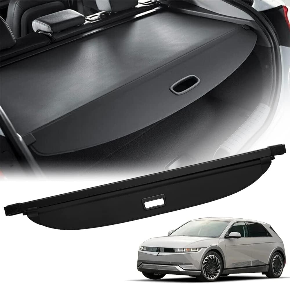 ANYANH Car Retractable Cargo Cover Parcel Shelf for Hyundai IONIQ 5 2022, Luggage Shade Shield Parcel Load Shelf Security Privacy Cover