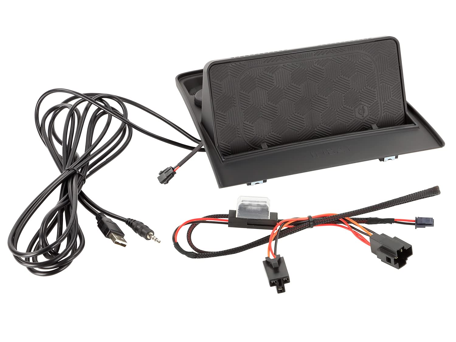 INBAY 15W Handyhalterung Auto Ablagefach Induktiv/Kabellos passend für Citroen Jumper/Relay, FIAT Ducato, Opel Movano Cargo C, Peugeot Boxer - Autohalterung Zubehör Innenraum - Qi