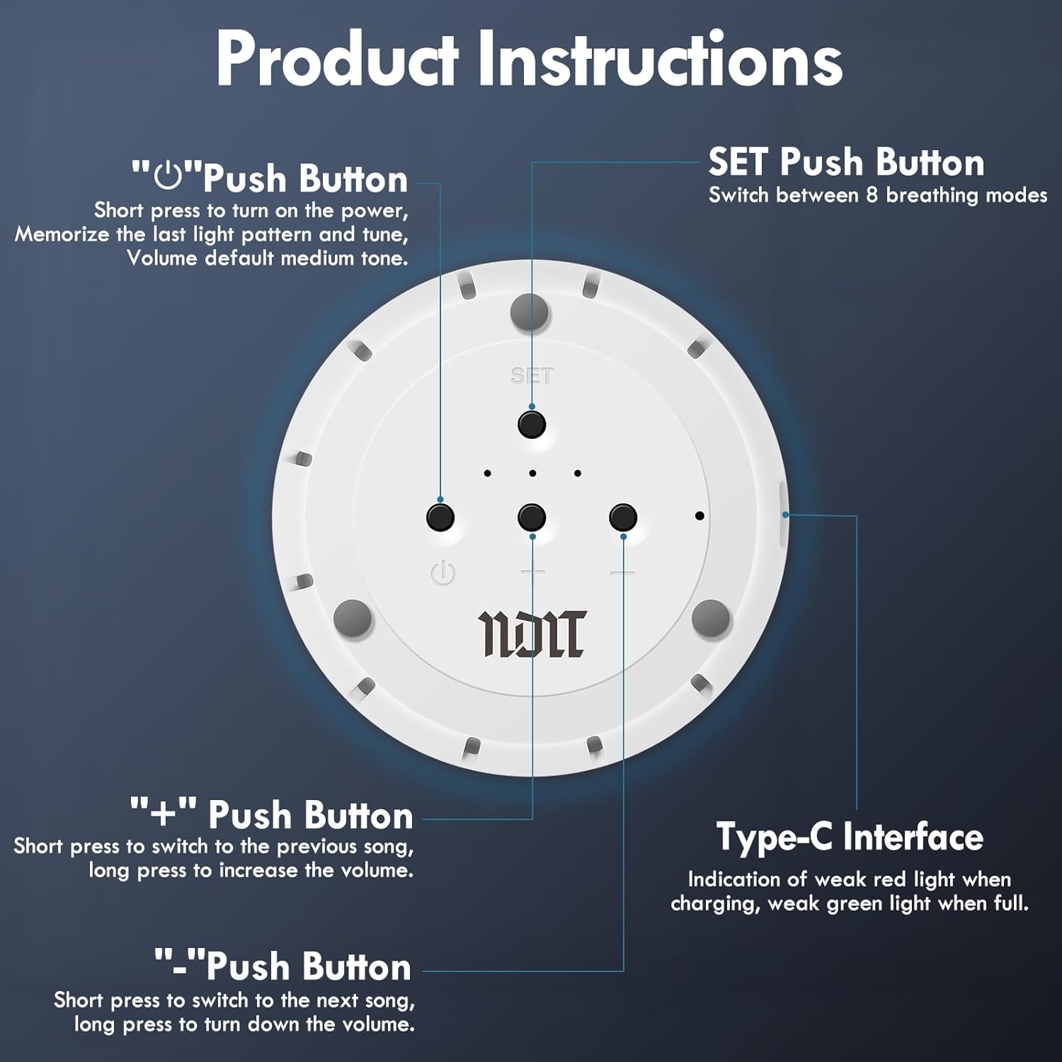Meditation Accessories Breathing Lotus, NDLT Mindfulness Gifts Guided Breathing Trainer 4 Breathing Modes 2 Lighting Modes Cold LightWarm Light 7 Different Tunes, Stress Relief Gifts Therapy Tools Meditation Accessories Breathing Lotus, NDLT Mindfulness Gifts Guided Breathing Trainer 4 Breathing Modes 2 Lighting Modes Cold LightWarm Light 7 Different Tunes, Stress Relief Gifts Therapy Tools