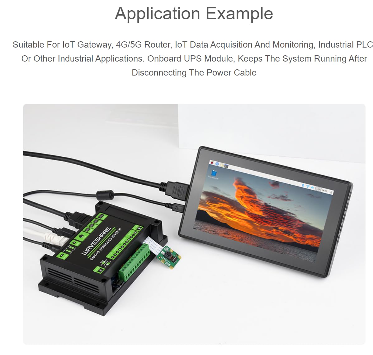 Módulo de expansión inalámbrico industrial IoT 5G/4G diseñado módulo 4 de cómputo con ranura M.2 integrada del módulo de UPS