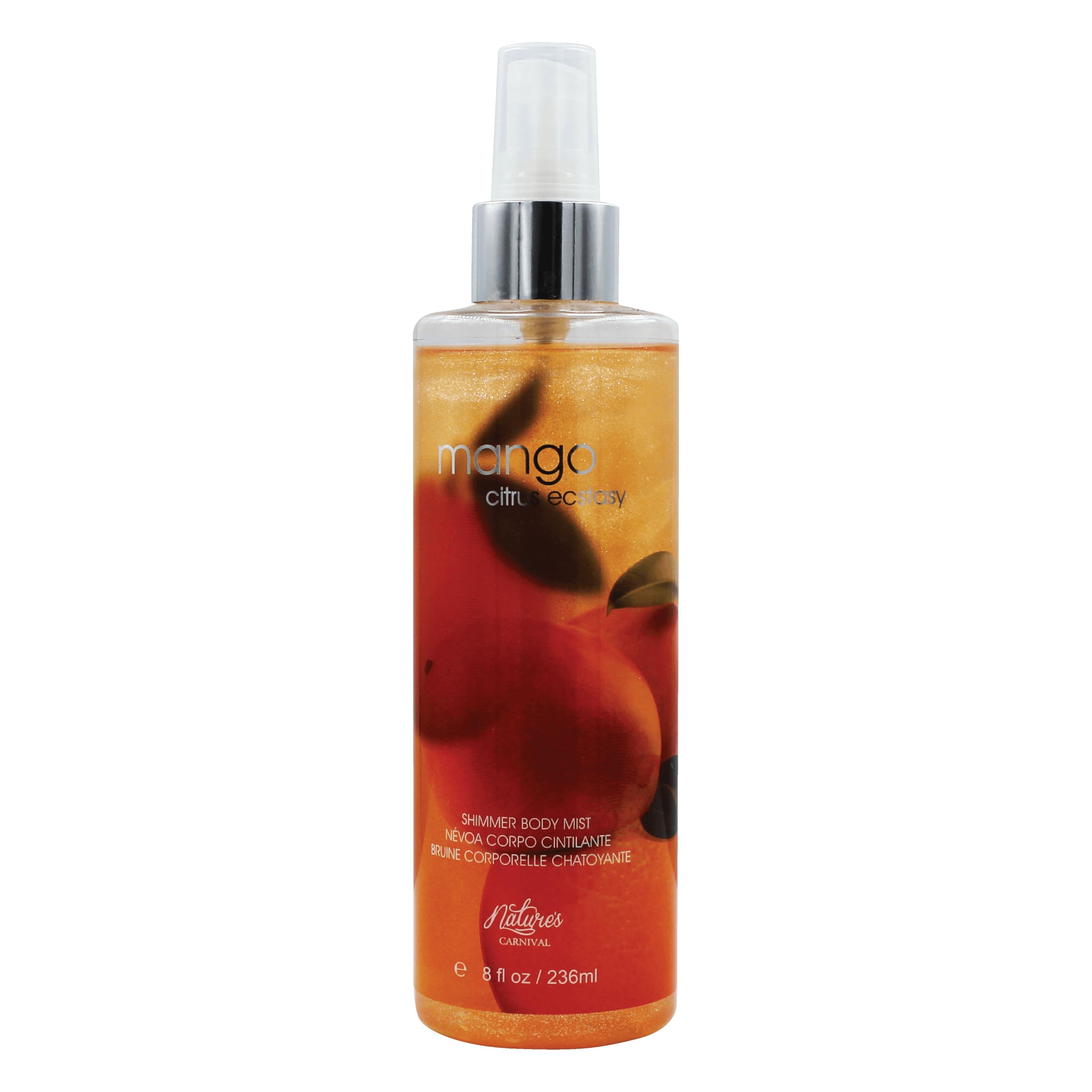 Nature's Carnival Mango Citrus Ecstasy Shimmer Body Mist, 236 ml
