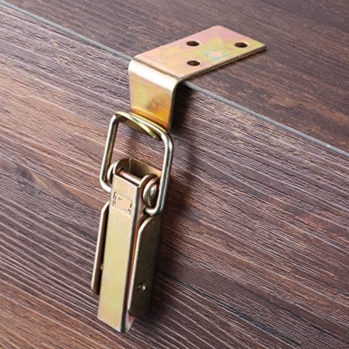 Image of 0.08 Wooden Box Catch Clasp Hasp Latch Lock Jewelry Box Padlock Toolbox Case Lock Latch Buckle Furniture Hardware 84 * 35mm