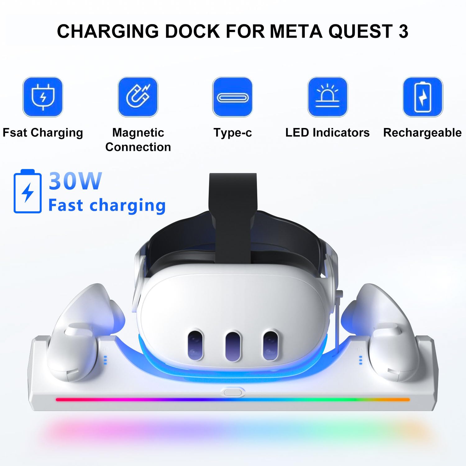 【充電アダプタ無しのため特価】Quest 3 Quest 3 Meta Quest 3充電ドック | Meta | Metaストア