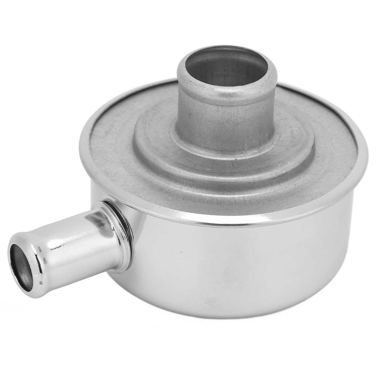 Reniflard de Couvercle de Soupape Rond Chromé Haute Qualité avec Tube de Ventilation pour SBC SBF 350