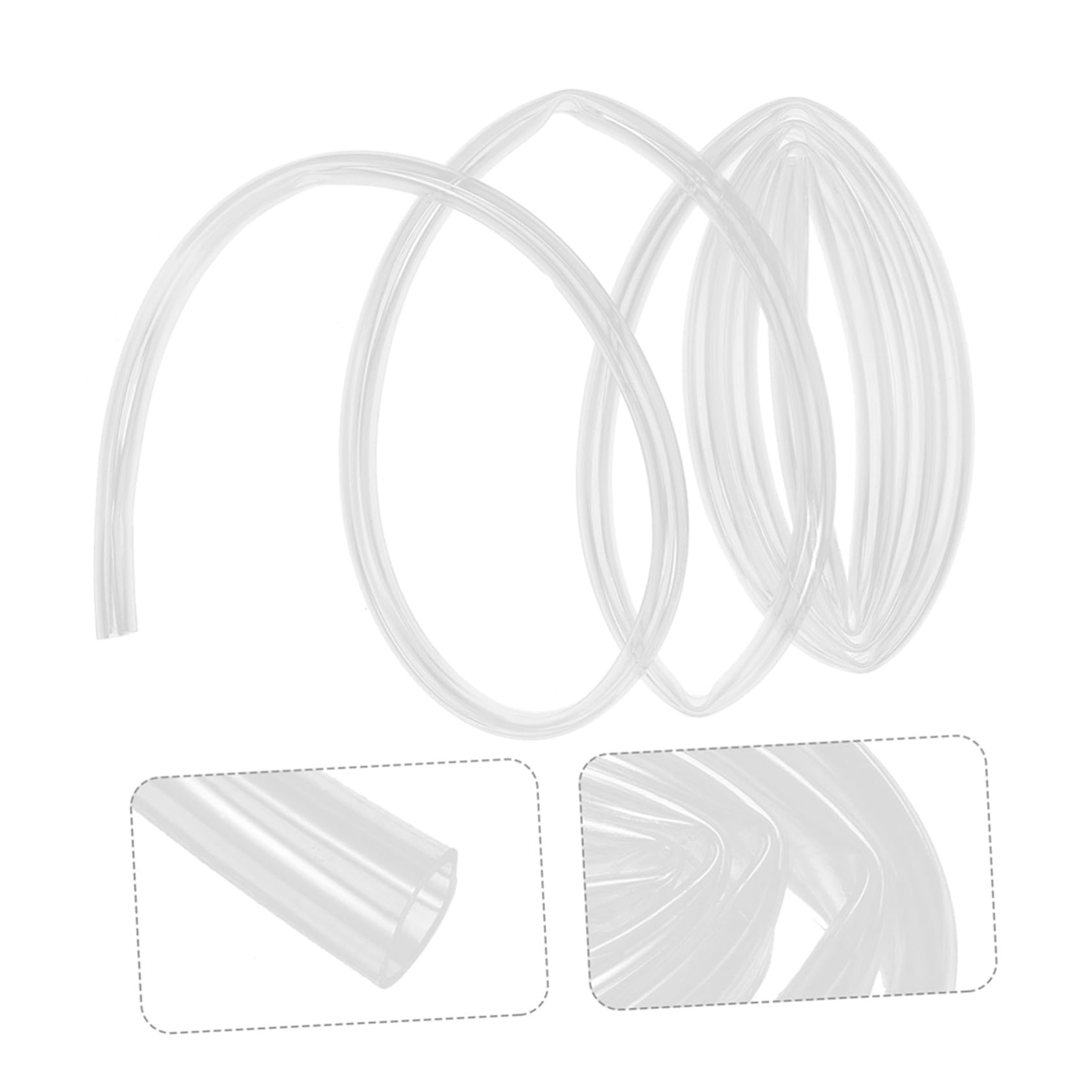 SHINEOFI 2 Set Tubo di scarico del condizionatore d'aria Sostituzione ca pvc Trasparente