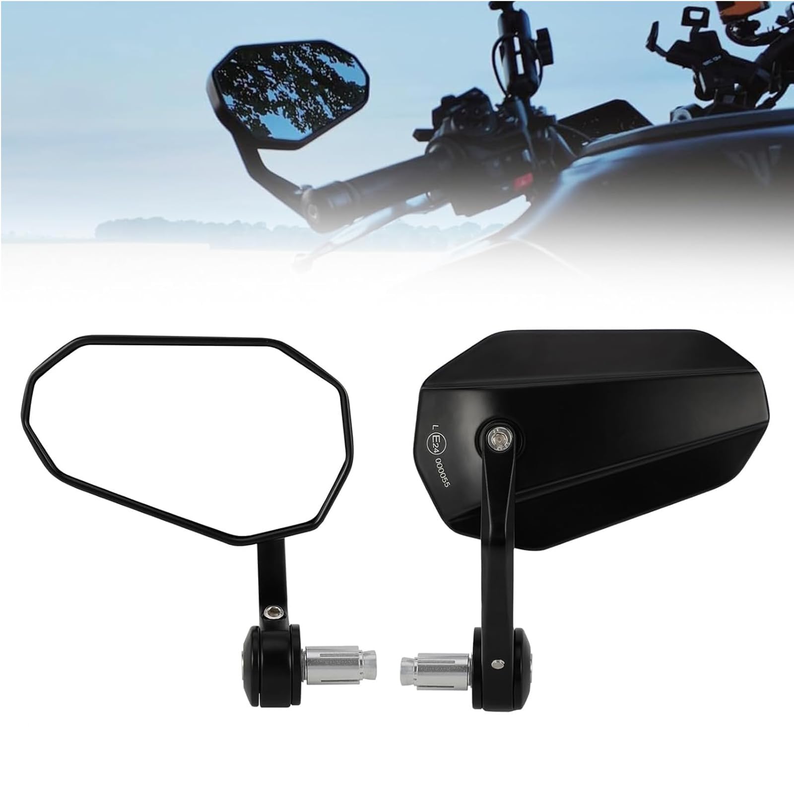 retrovisores Moto homologados Espejos Moto Espejos retrovisores Moto Universales para Motocicleta Scooter