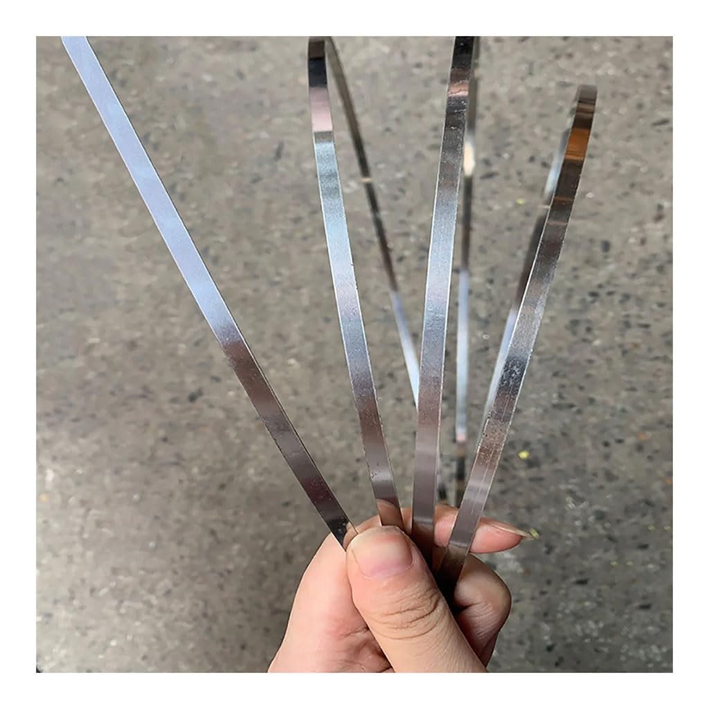 1 striscia di lamina in acciaio inossidabile 304, spessore 0,1 mm, 0,2 0,3 0,4 0,5 1 mm, larghezza 20 mm, rotolo di lamina in acciaio, striscia stretta(Thickness 1mm)