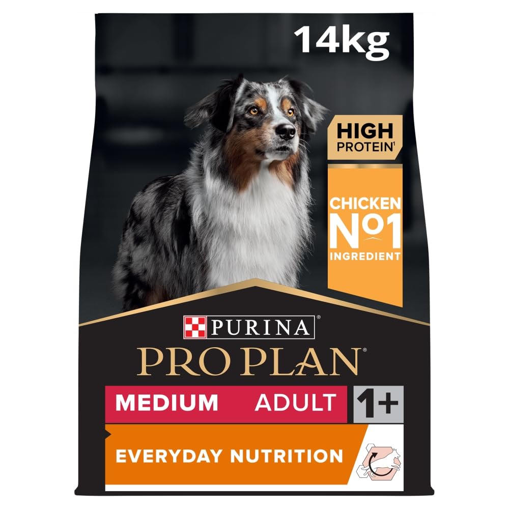 Purina Pro Plan Everyday Nutrition Medium Adult, Dry Dog food with Chicken, 14 kg