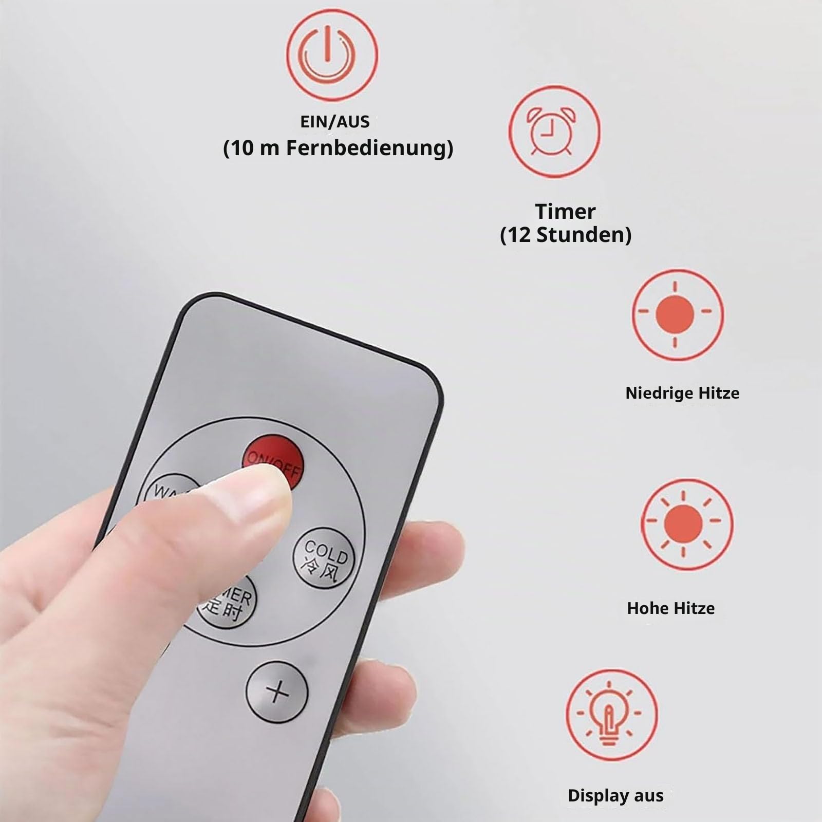 Kanallose Split-Klimaanlage – 2 in 1 Kühlen & Heizen Wandmontierte Klimaanlage mit Fernbedienung, Super Leises Mini Tragbares System für Zuhause, Büro, Schlafzimmer