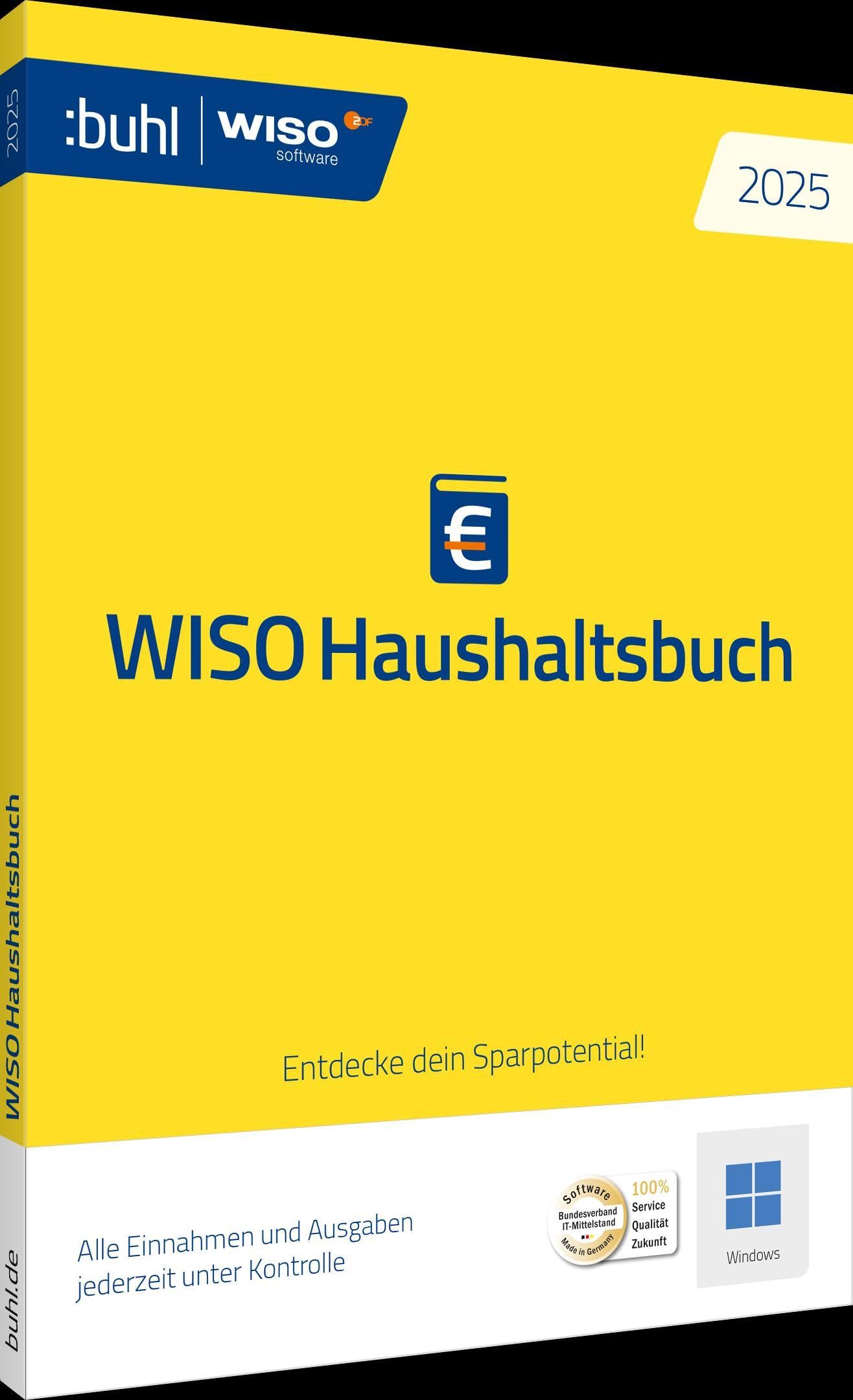 WISO Haushaltsbuch 2025: Entdecke dein Sparpotential (WISO Software)
