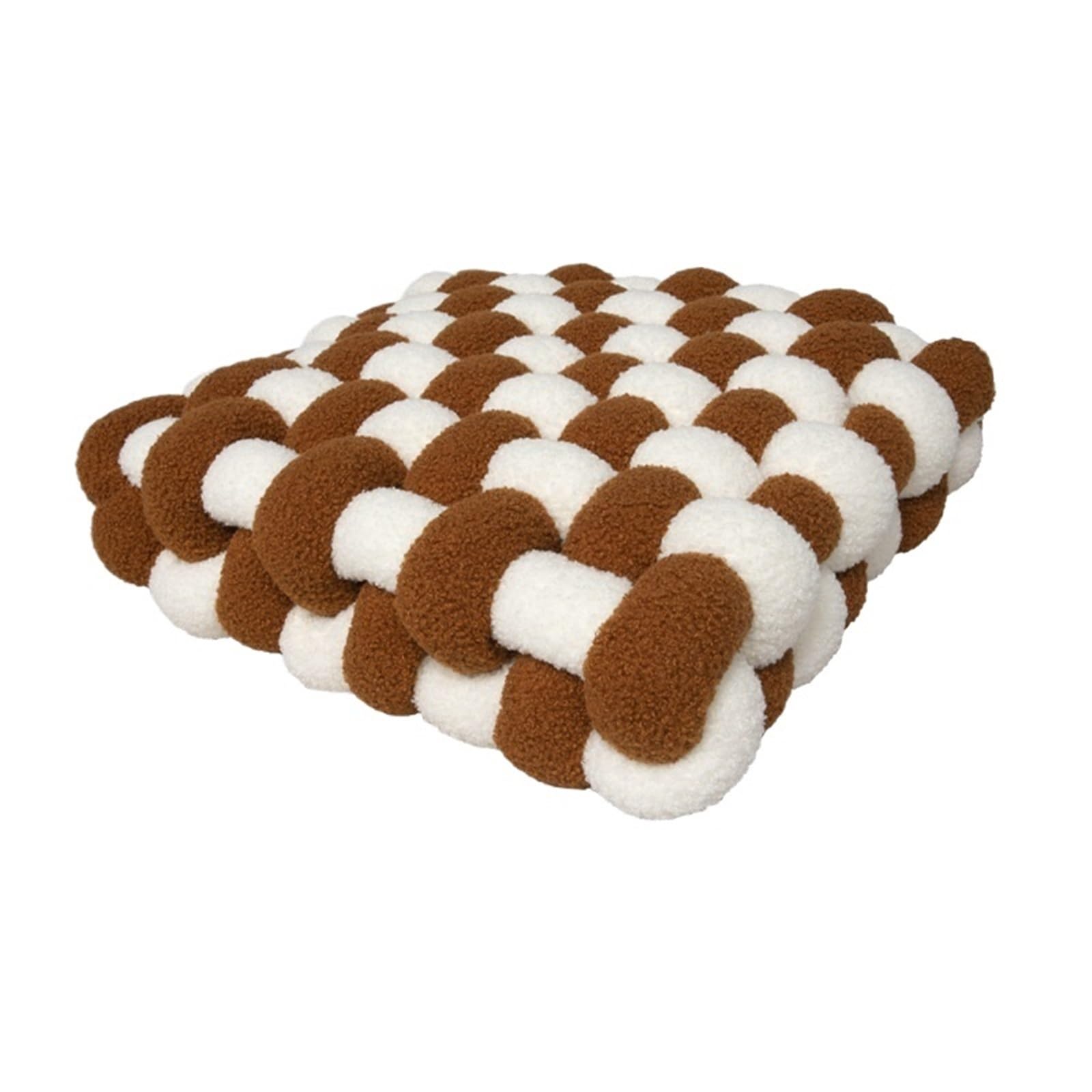 Knot pillow, Hand-Woven Knotted Ball Throw Pillow Multicolor Multiple Sizes