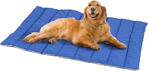 Miniatura 10 de Heeyoo Cama para perros al aire libre, impermeable, lavable a máquina y portátil, tapete plegable para mascotas para perros pequeños, medianos y