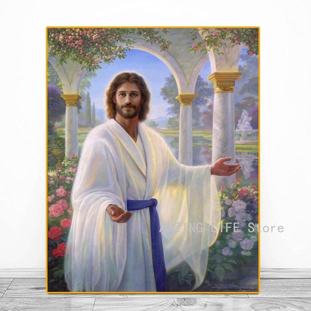 Affiches Jésus-Christ 70x70cm : une impression d'art haute définition sans cadre