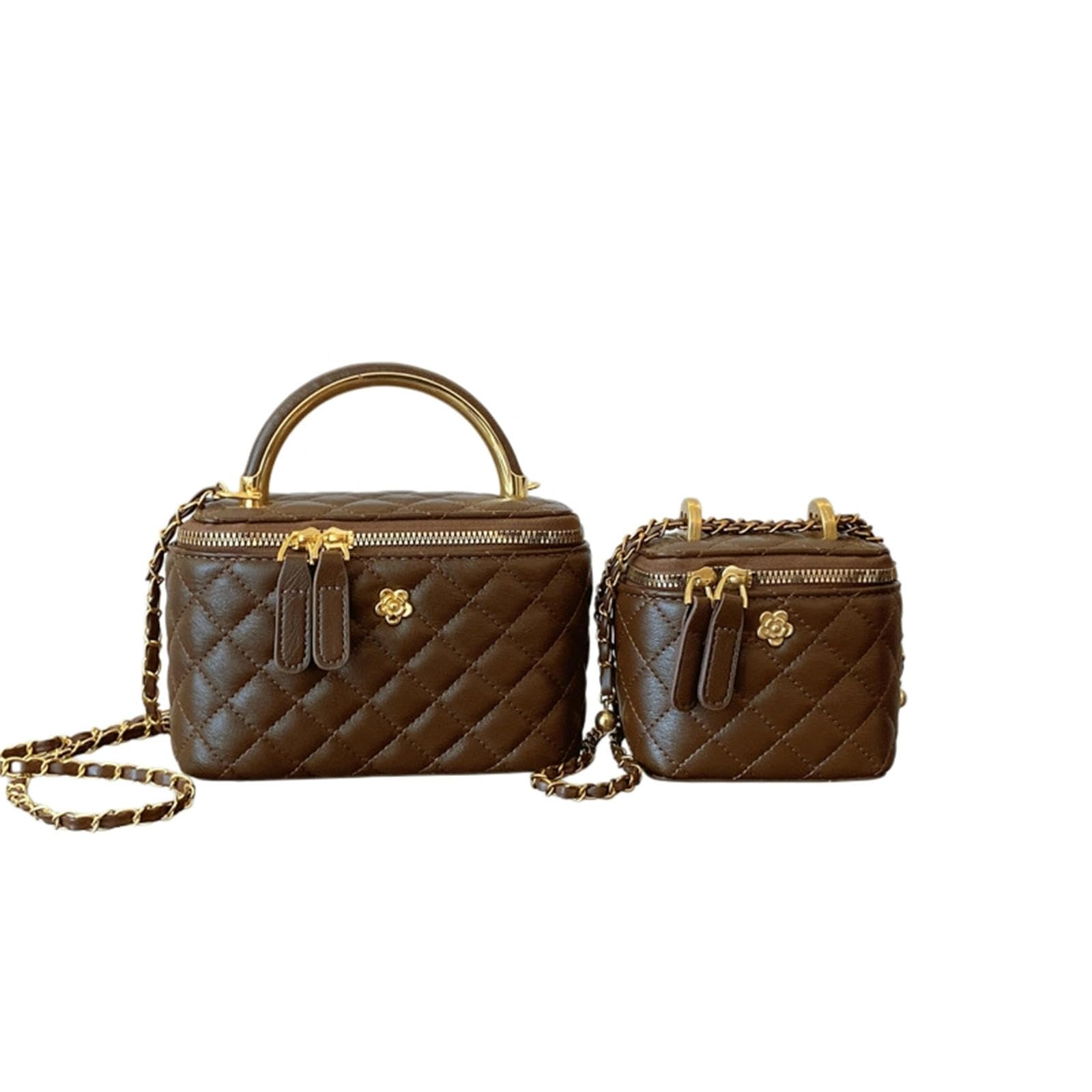 Borsa A Tracolla Singola Versatile Ed Elegante per L'Estate-Colore del caffè