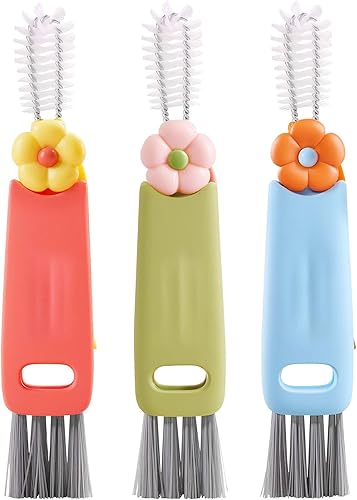 Miniatura 14 de Cepillo de limpieza de tapa de taza mejorado 3 en 1, nuevo cepillo limpiador de tapa multifuncional 2024, juego de cepillo de limpieza de grietas