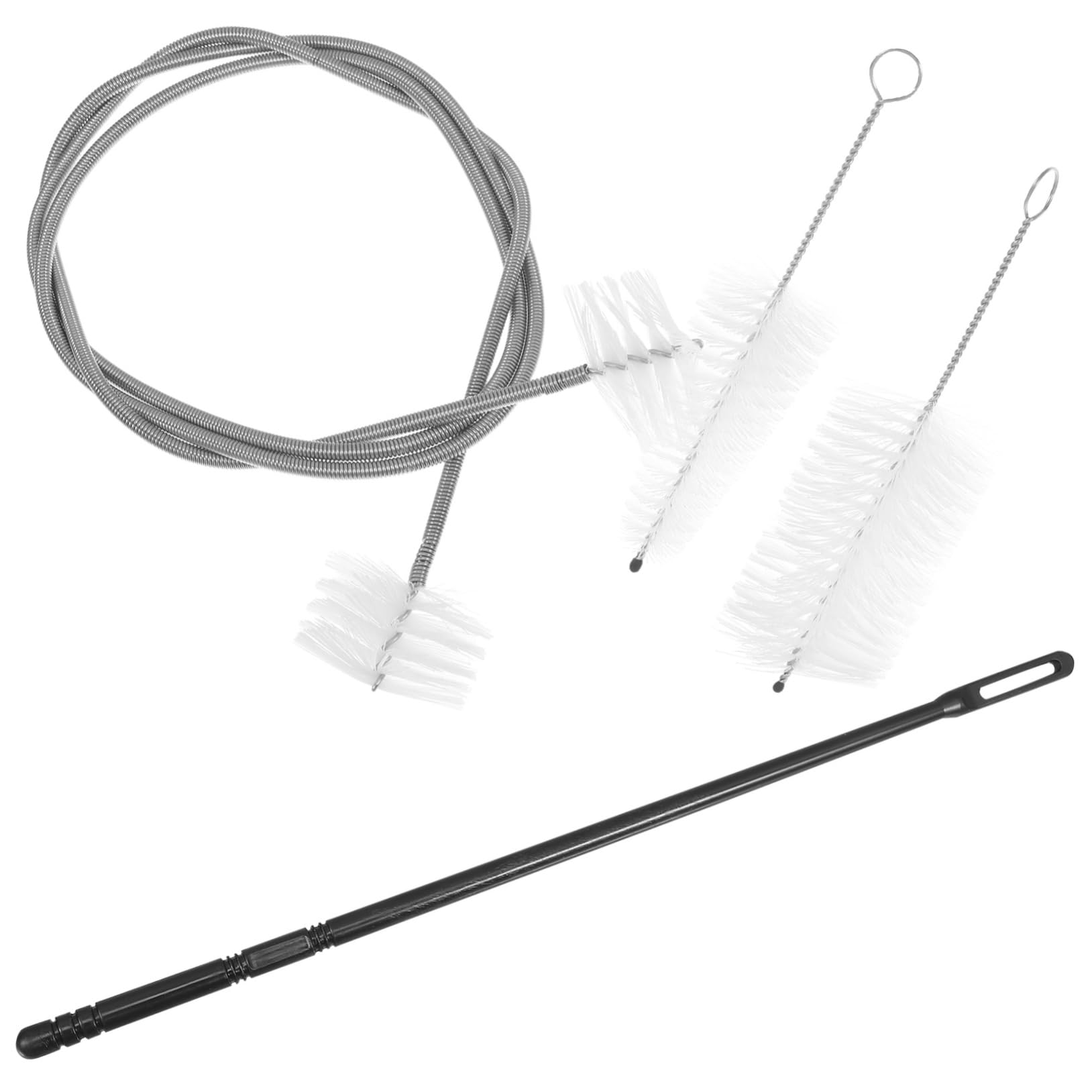 ibasenice Wind Instrument Cleaning Brush Set Trumpet Care Brushes 1 Set for Clarinet Flute Maintenance