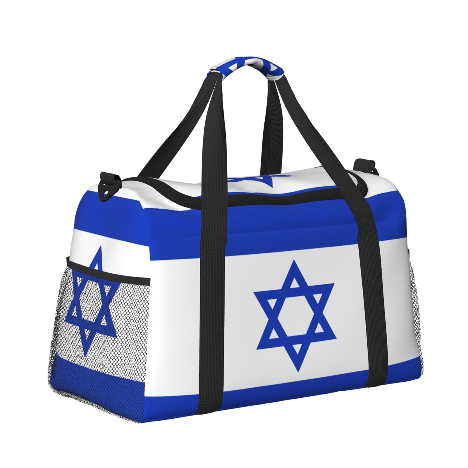 Flaga Izraela torba na ramię kobiety mężczyźni podróżna torba crossbody torebka torba na ramię torebki robocze codzienna torba hobo