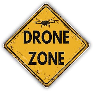Drone Zone Warning Sticker Durable Lahore, Karachi - Pakistan