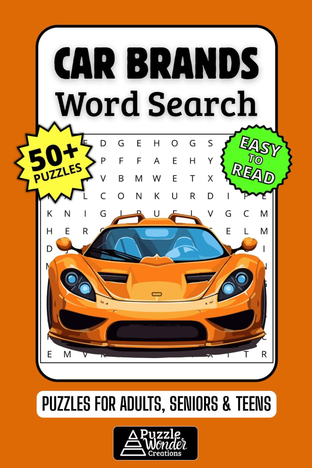 Car Brands Word Search Puzzle Book: Puzzles of Classic & Modern Auto Makers! ✨📖