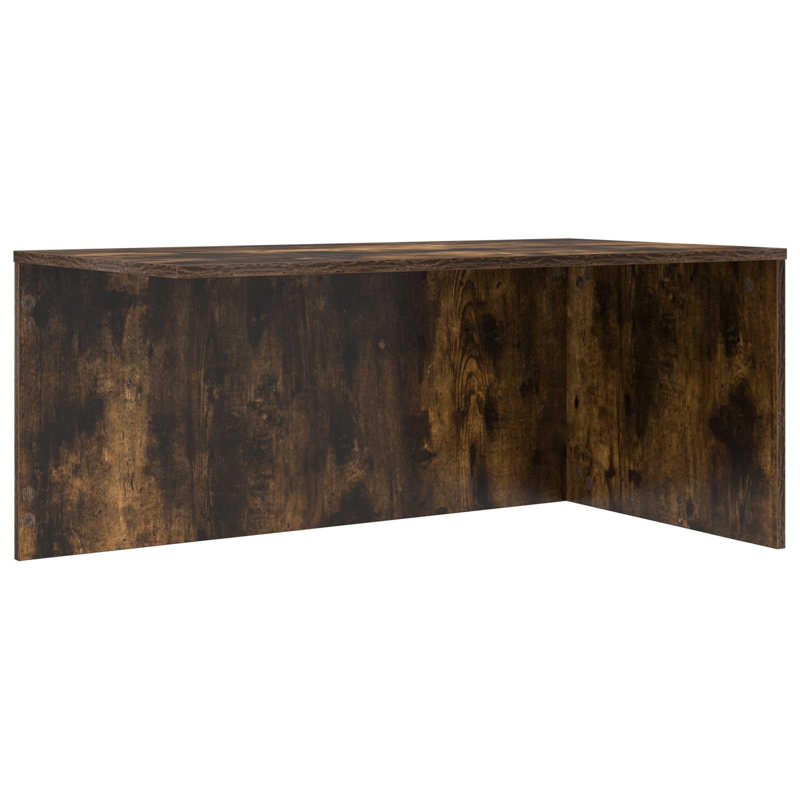 Set di 2 tavolini rettangolari in legno di rovere affumicato | Set di tavolini flessibili per il soggiorno con superficie facile da pulire e dal design minimalista.