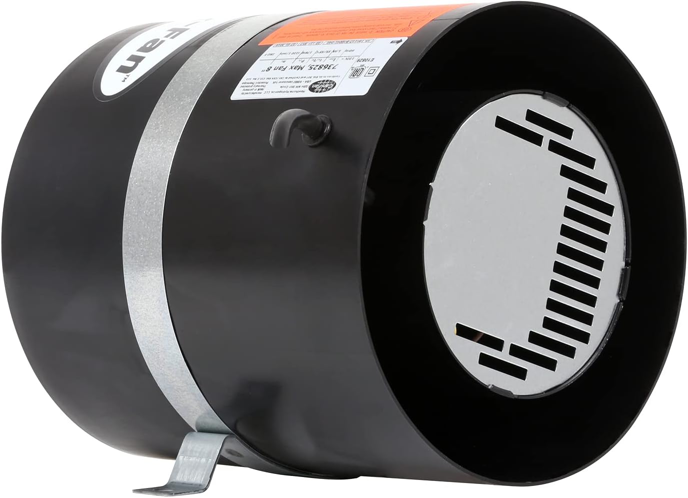 Can-Fan Max-Fan 8-inch 667 CFM inline exhaust fan for the ventilation of grow tents and other hydroponic systems