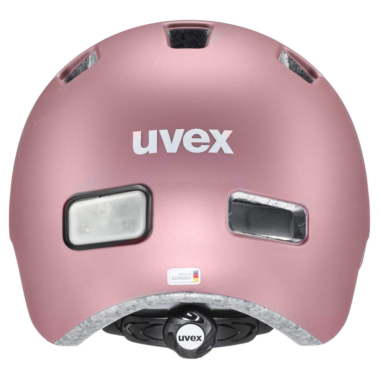 uvex City 4 – Lightweight City Helmet for Men and Women – with LED Light – Individual Size Adjustment – Matt Pink – 55 – 58 cm Sports & Outdoors