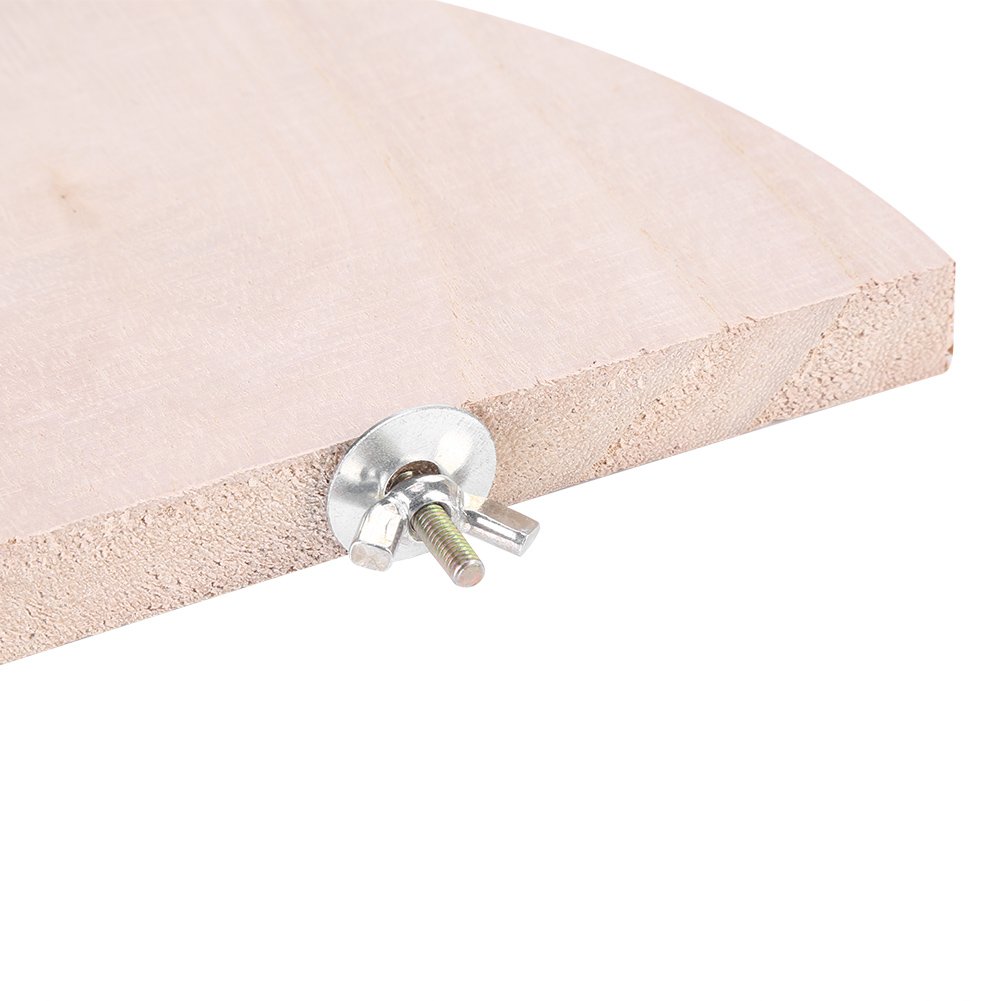 2pcs Piattaforma di Legno Gabbie per Uccelli Posatoio Legno Gabbia per Uccelli Accessorio per Voliera per Nidi Piattaforma Giocattolo per Pet Pappagallo di Criceto Caldo