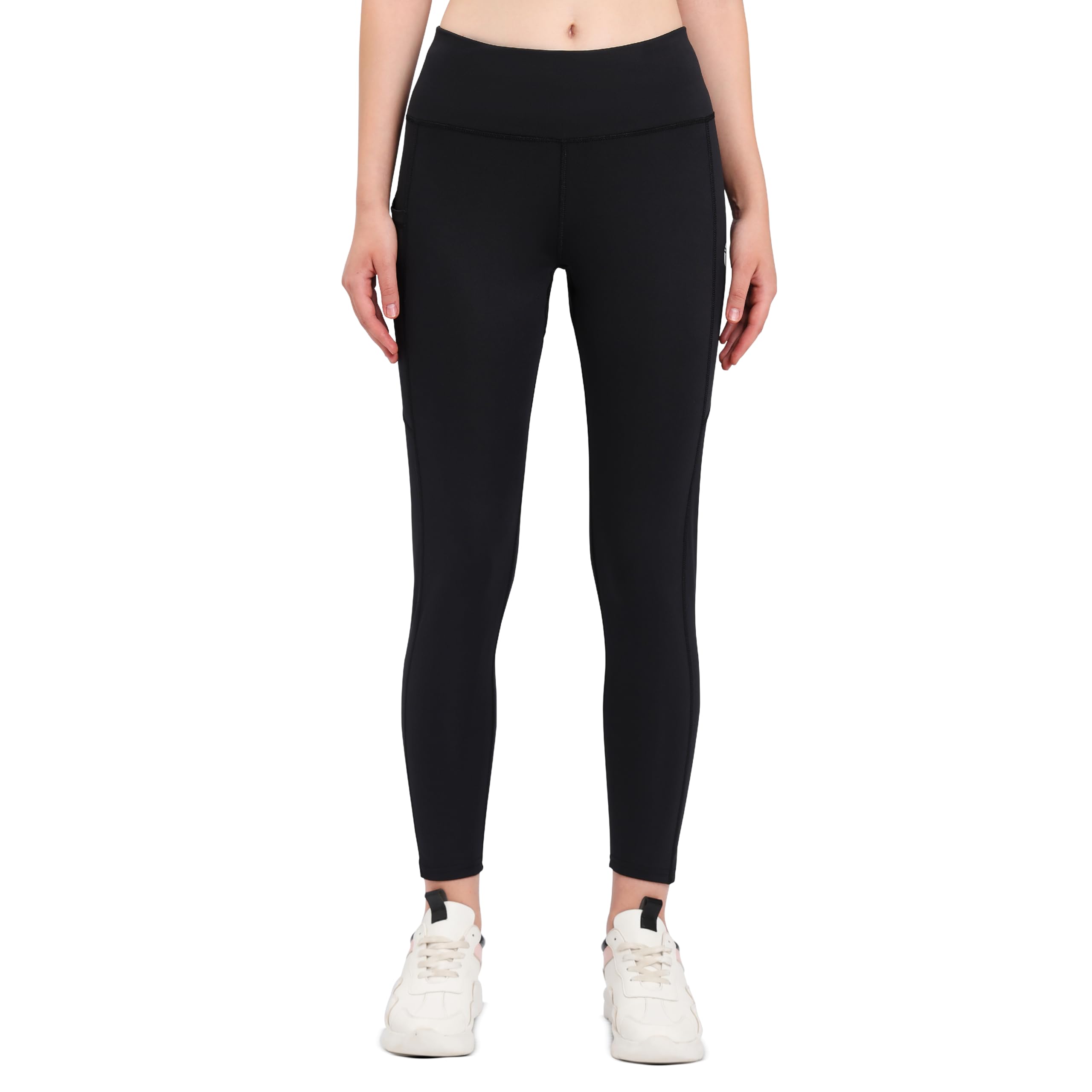 technosport Womens Skinny Fit Activewear Tights for Running, Gym, Sports and Regular Use, Antimicrobial and Solid-picture-39