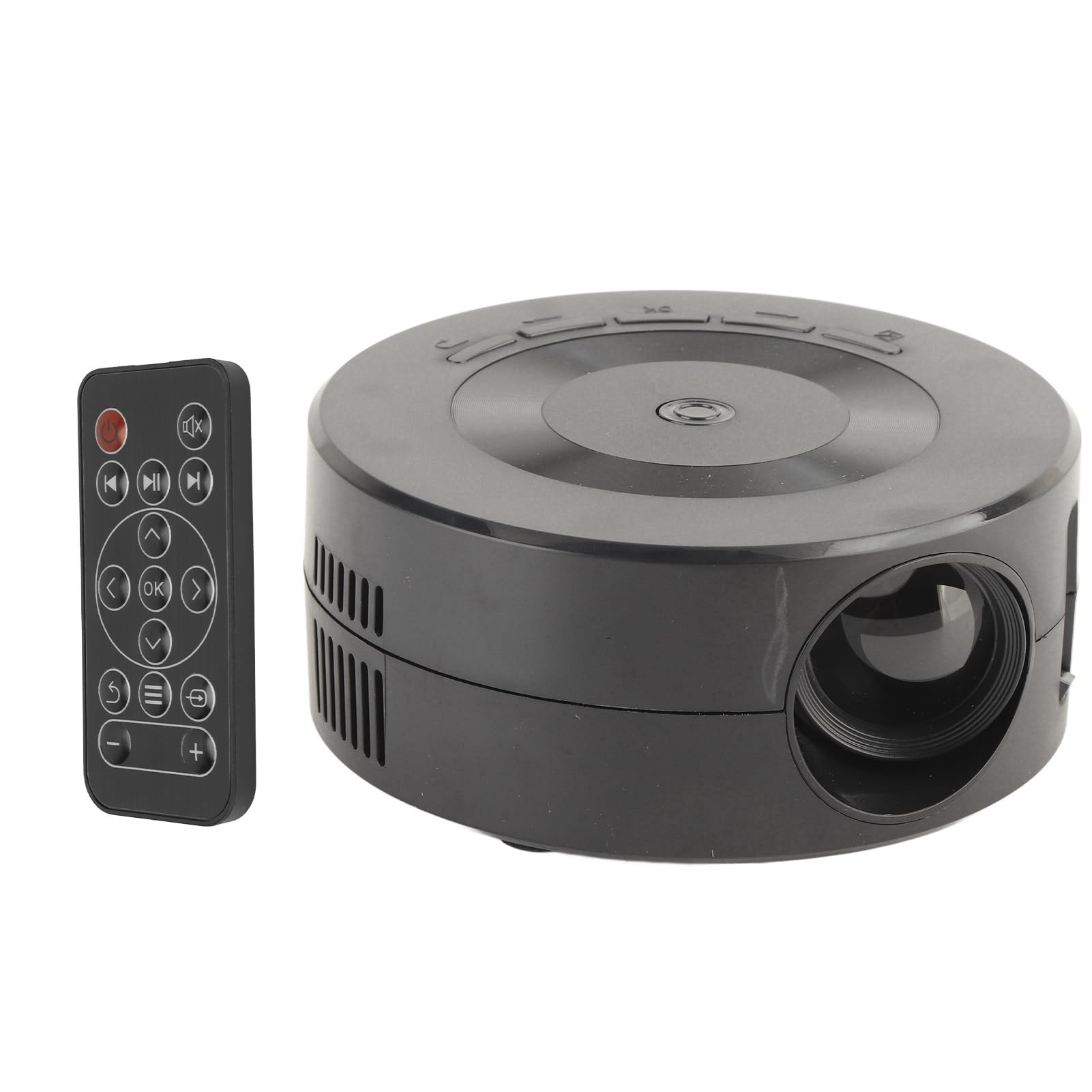 Mini Proiettore, Proiettore Cinematografico Portatile, Smart Phone Stesso Schermo Videoproiettore Home Theater per IOS e per Telefono Android, per Laptop, TV