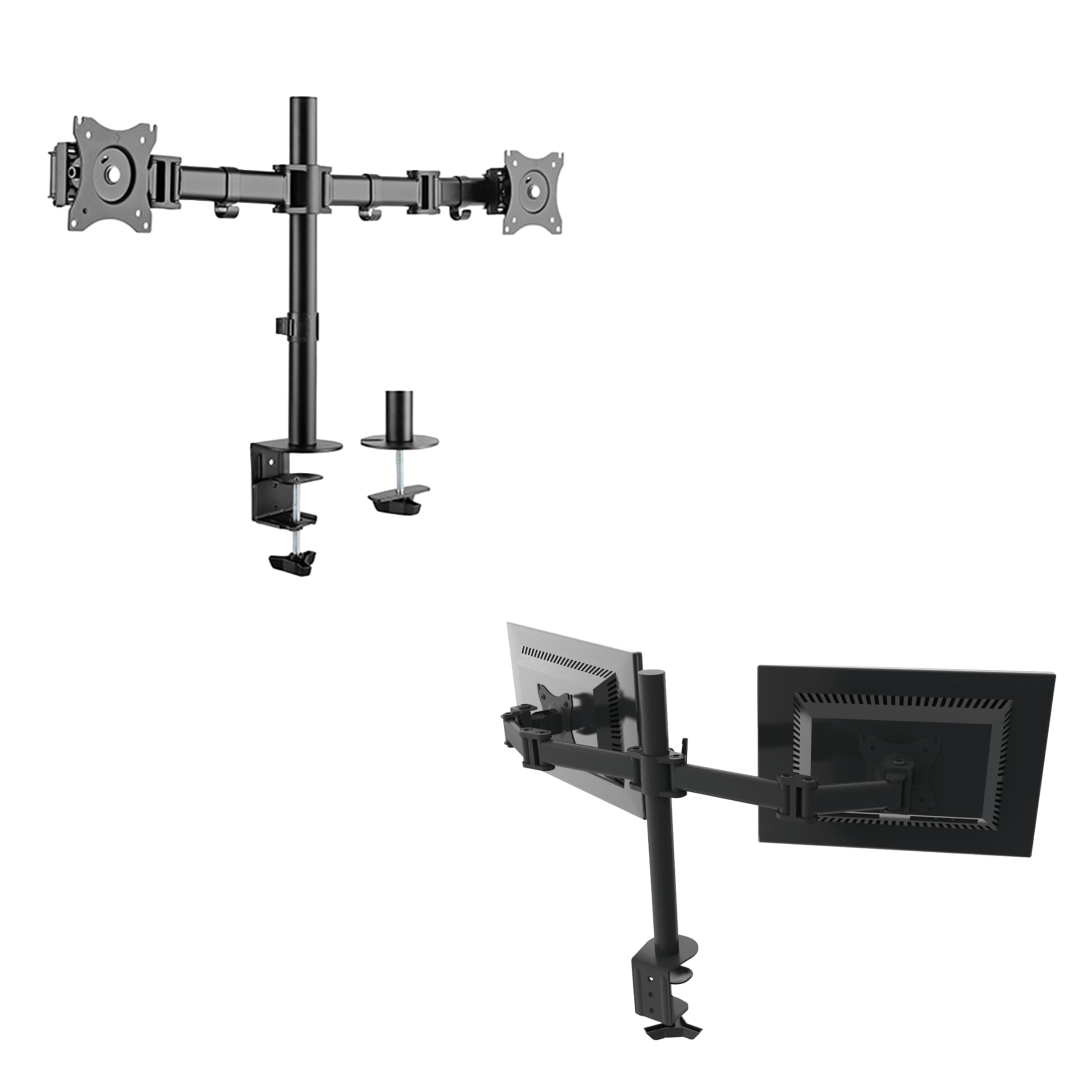 SUNLINE Office Cubicle - Complete Cubicle Desk Kit with 7 Layout Options and Dual Monitor Arm Modular Cubicle — view 6