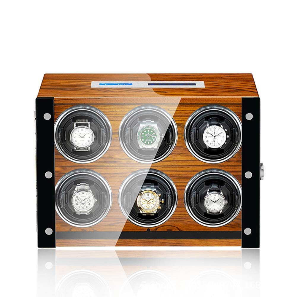 Selbstaufziehender Uhrenbeweger, staubdichte Box, selbstaufziehender mechanischer Uhrenbeweger mit leisem Motor, Aufbewahrungs- und Präsentationsbox mit Kipphebelmechanis，