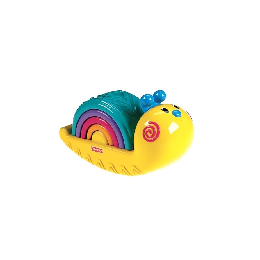 Amazon.com: Fisher-Price Growing Baby: Rainbow Snail Stacker