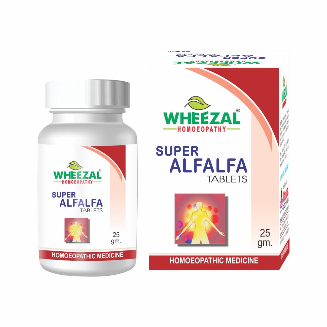 Wheezal Super Alfaalfa Tablet 25 gm (PACK OF 2) (B0BW46VS1D) Amazon Price History, Amazon Price Tracker