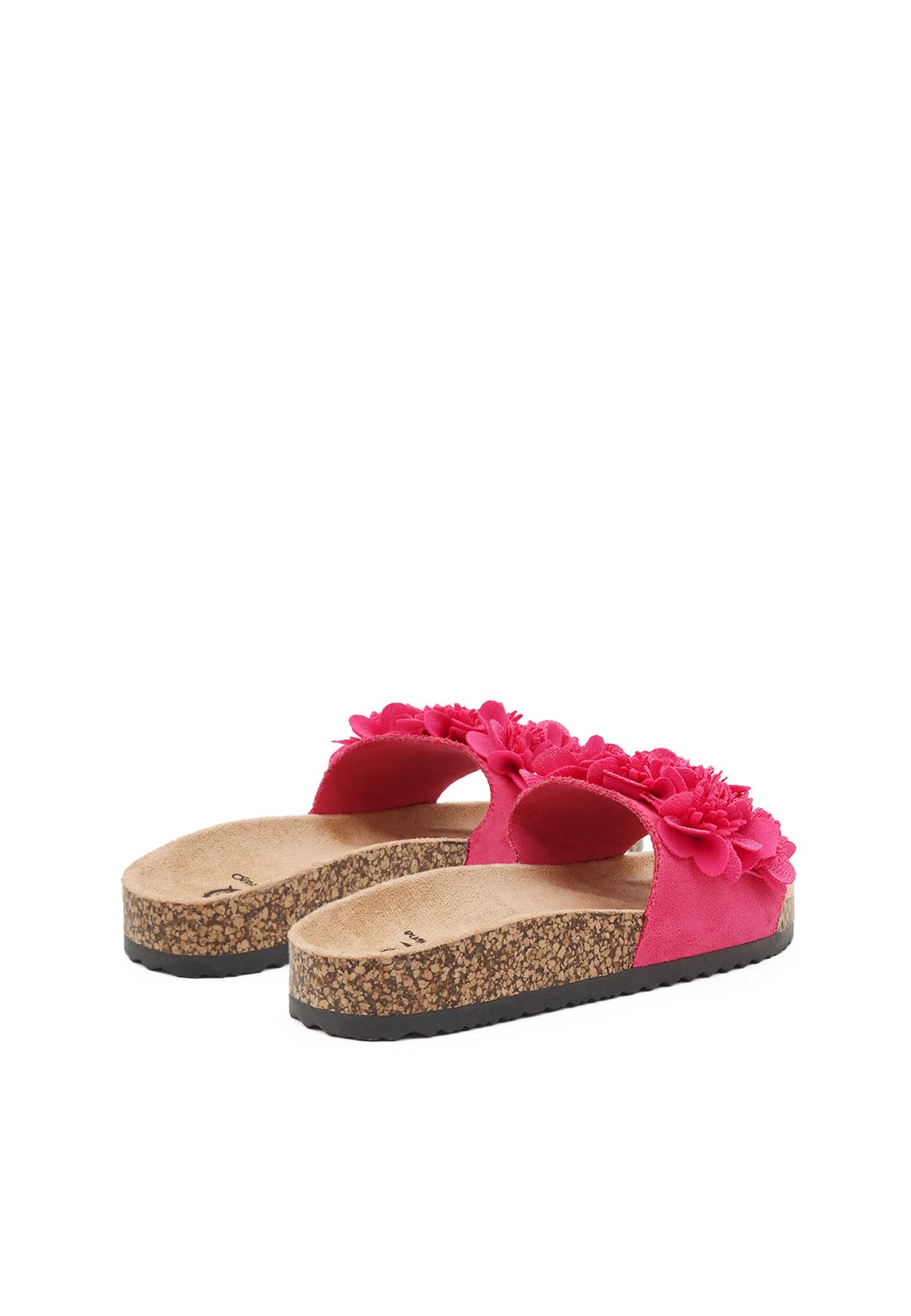 QUEEN HELENA Ciabatte a Fascia con Fiori Estive Donna R242