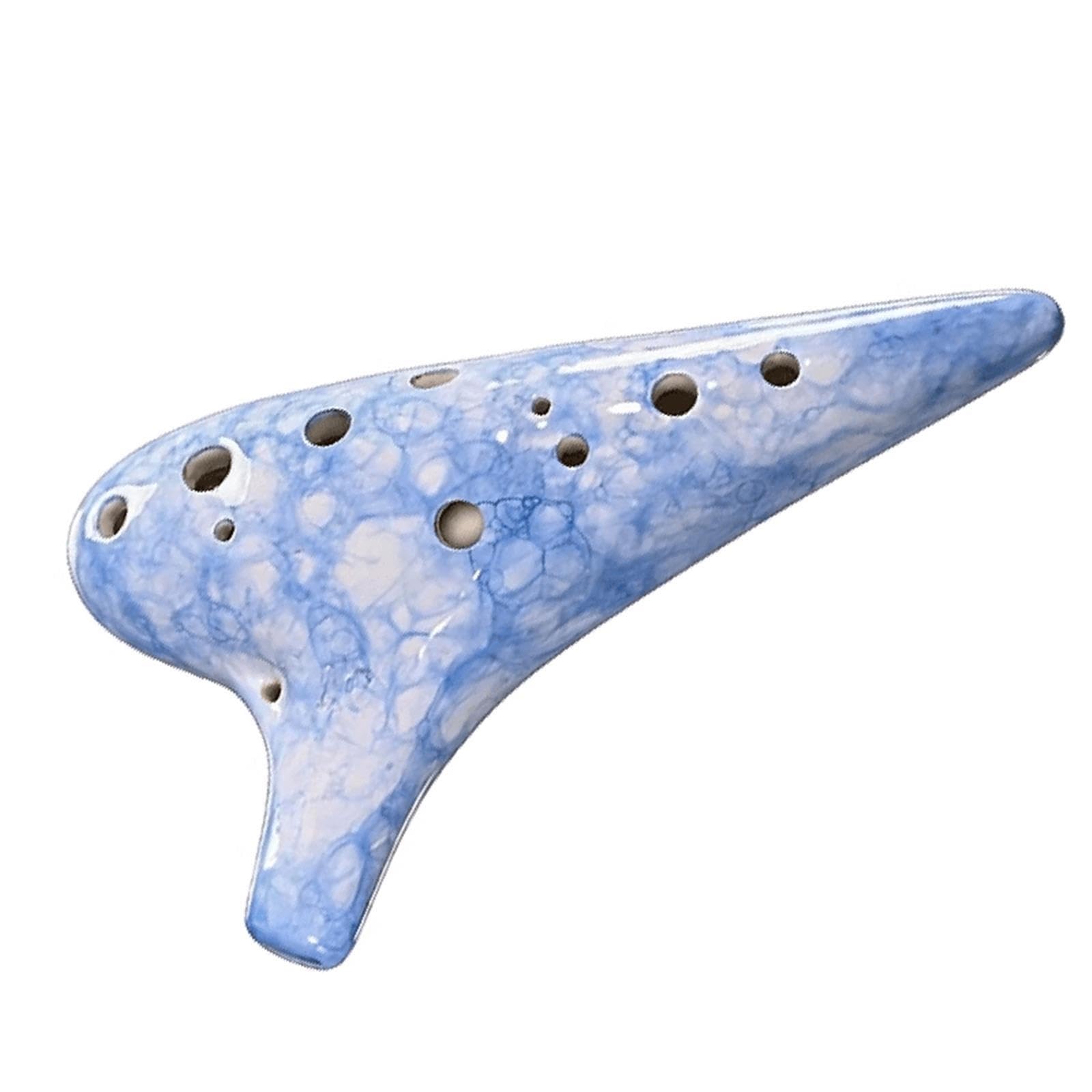 Okaryna 12-otworowy Ceramiczny Klucz Ocarina Alto C
