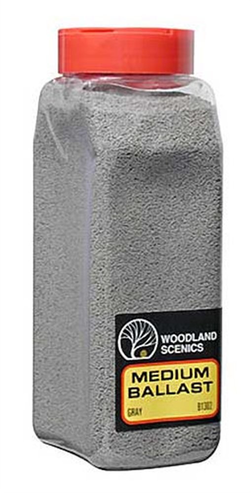 Woodland Scenics Medium Gray Shaker, 50 cu. in.