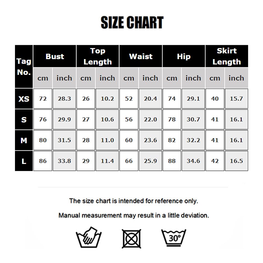 ABEHIK Ensemble de jupes de tennis deux pièces pour femme - Jupe plissée taille haute - Robe de tennis - Soutien-gorge de sport, golf, tenue d'entraînement athlétique