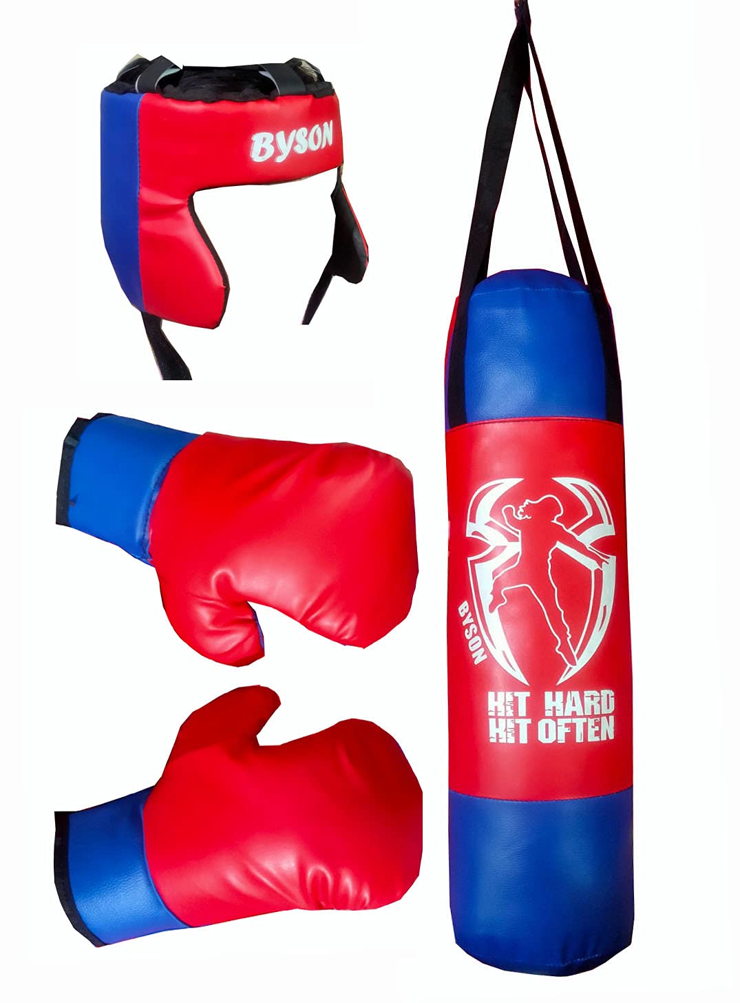 Boxing Set for Kidz Age 3-8 yrs.Filled with Hard Cotton (Red Blue) (B09YYXYKLF) Amazon Price History, Amazon Price Tracker