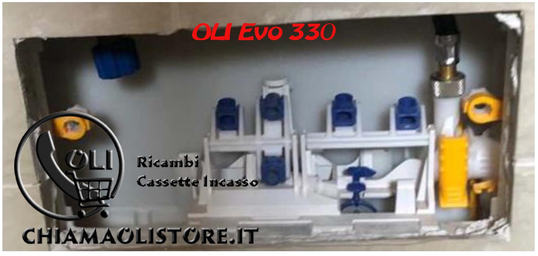 Valvola di scarico OLI Vecchio Tipo per cassetta OLI Evo 330, OLI 74, OLI 80 Codice OL0002992 VK
