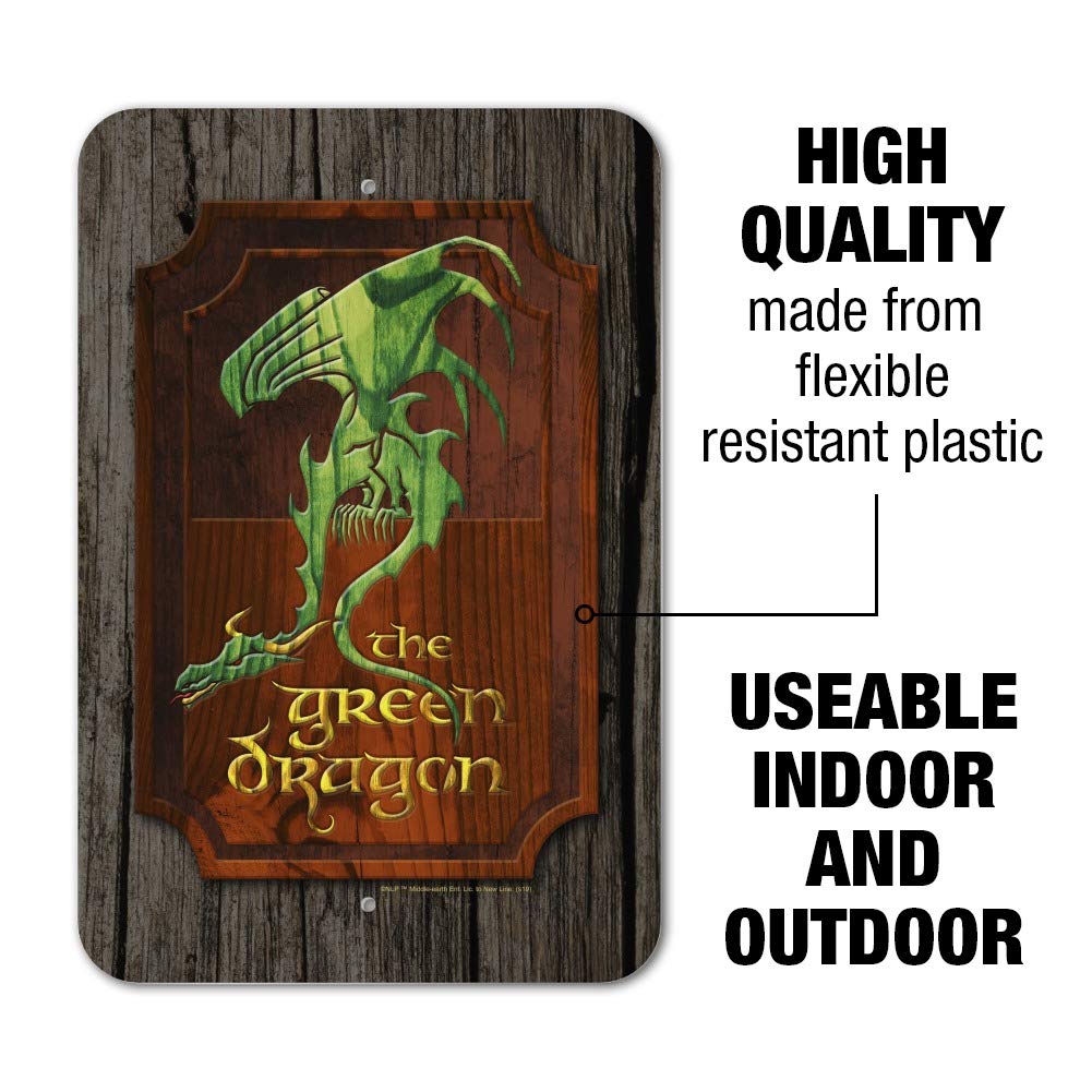 THE LORD OF THE RINGS The Green Dragon Home Business Office Sign