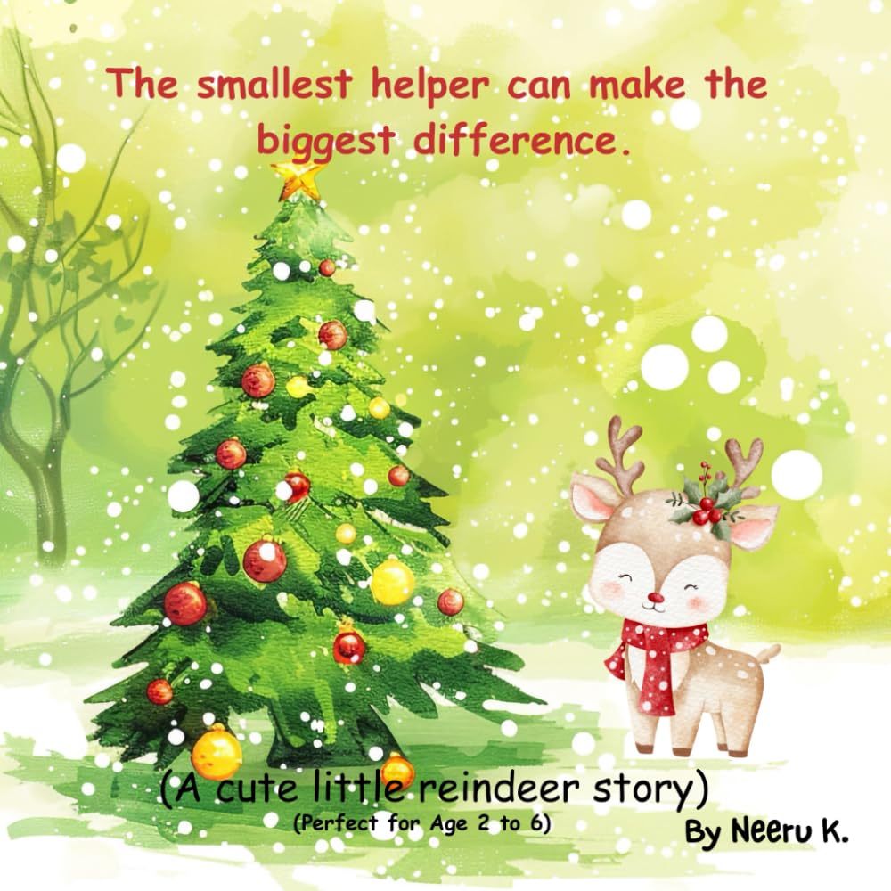 the smallest helper can make the biggest difference.: a cute little reindeer impressed Santa,but how?