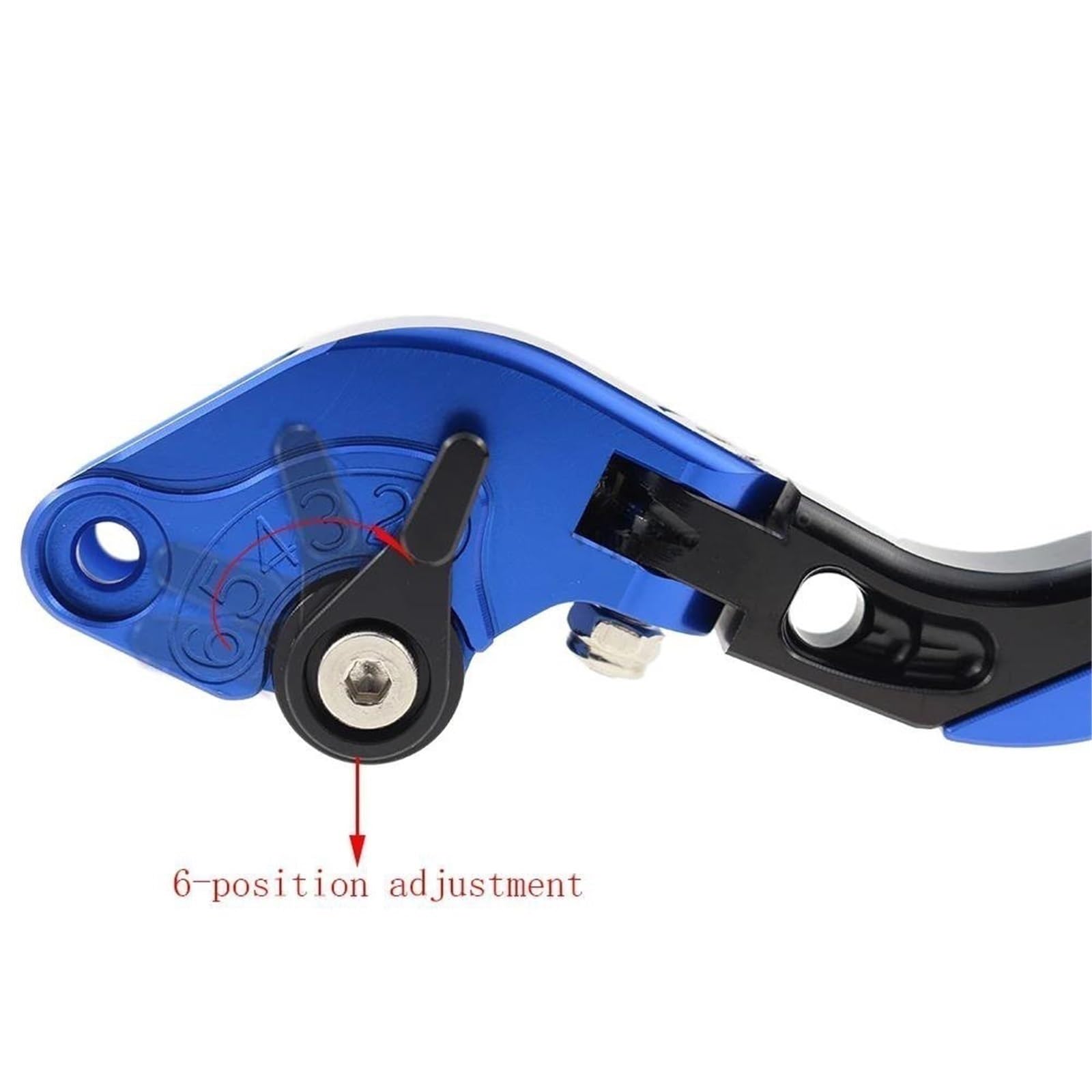 Frizione Leve Frizione Pivotanti, Manopole Di Controllo, Ricambi Per Moto, Leva Freno Regolabile Per Honda VFR800X 2011-2013 2012 VFR 800X VFR800 X(Red)