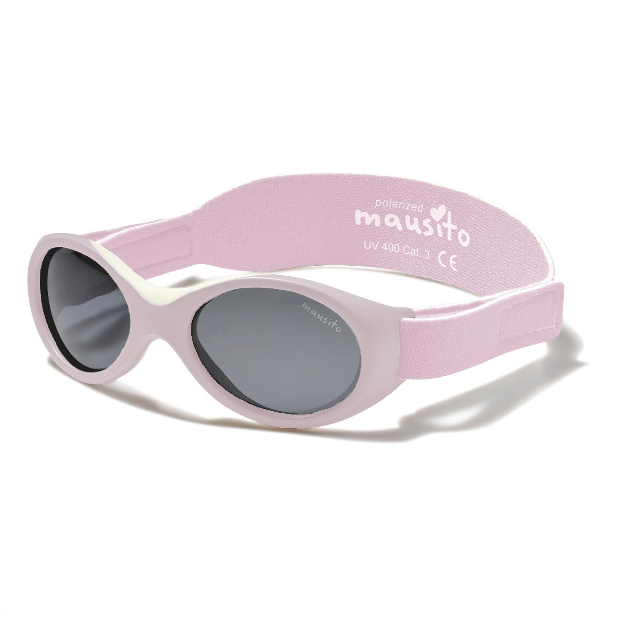 Mausito Gafas de sol para bebé 0 – 1,5 años, bioplasticas y polarizadas, ganador de la comparación, gafas de sol para bebé, niños y niñas, sin BPA, 100% protección UV, correa ajustable y flexible,