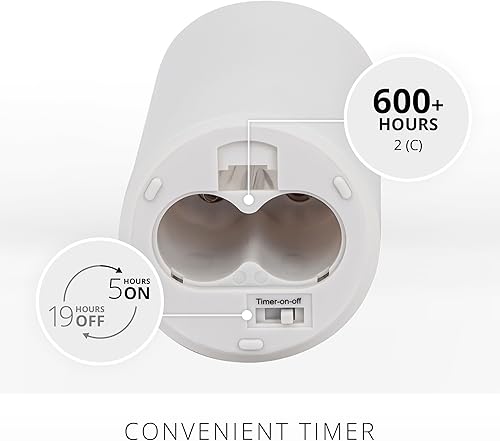 Miniatura 5 de Luminara Vela blanca parpadeante de 4.5 pulgadas con borde festoneado de 4.5 pulgadas, llama de luz LED cálida, decoración a pilas de 2 C para