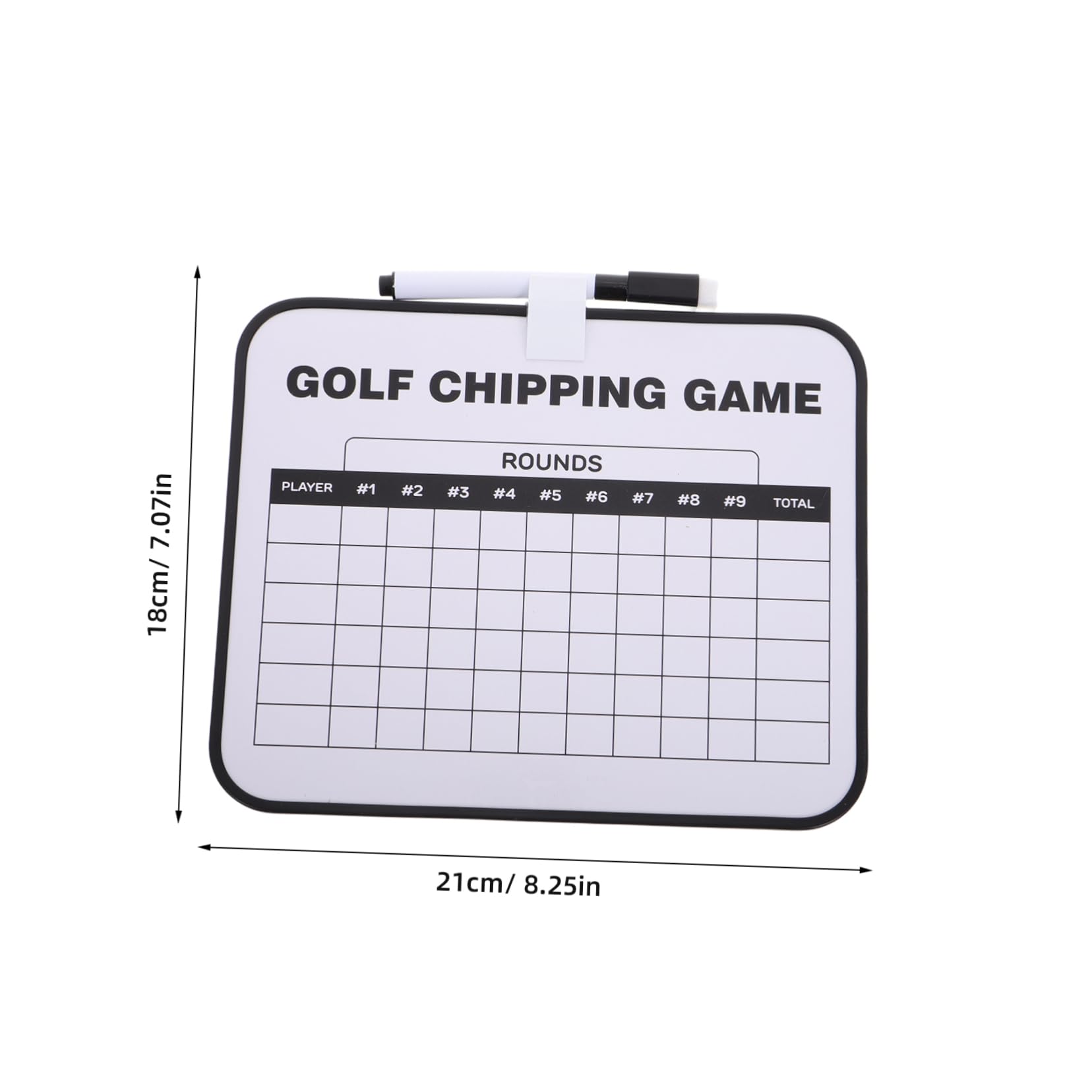 SUPVOX Golf Scoreboard Dry Erase Clipboard Whiteboard Holder Scorecard Golf Training Tool Portable Gear